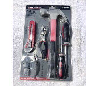 Tool Set . 14-Piece Assorted Tools . Task Force .. New in Package